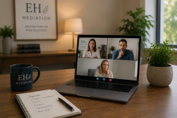 child access mediation Westminster online meeting.